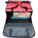 PK-39P: 16 - 18 Inch Pizza Delivery Tote Bag, Thermal Delivery Bags, Hot Pizza Bag, 18" L x 18" W x 7" H