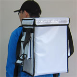 PK-33VW: Thermal food delivery bag, drinking takeaway backapck, Top Loading, 13